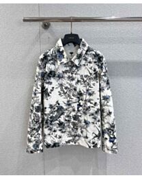 Christian Dior Women's Printed Jacket Cream