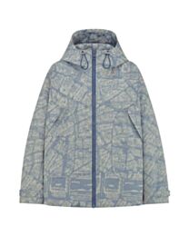 Christian Dior Waterproof Hooded Jacket Blue