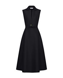 Christian Dior Women's Dior Belted Mid-Length Dress