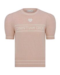 Christian Dior Women's Sleeve Knitwear Pink