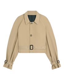 Celine Women's Cotton-Wool Gabardine Jacket Apricot