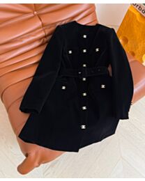 Chanel Women's Velvet Dress Black