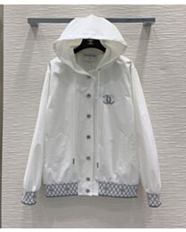 Chanel Women's Hooded Zipped Jacket 