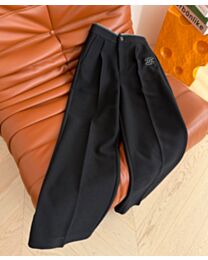 Chanel Women's Wide-Leg Pants Black