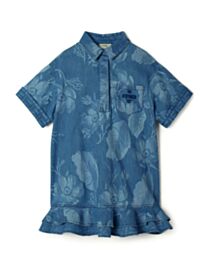 Fendi Women's Junior Denim Dress Blue