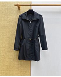 Gucci Women's Women's Jacket With Gg Logo Belt Black