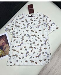 Gucci Women's Printed Cotton T-shirt White