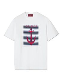 Gucci Women's Printed Cotton Jersey T-shirt White
