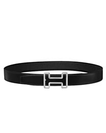 Hermes Men's Tonight belt buckle & Reversible leather strap