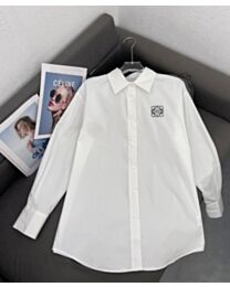 Loewe Women's Collared Shirt White