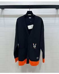 Loewe Women's X Louis Wain Mohair Blend Cardigan Black