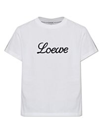 Loewe Women's Relaxed-Fit Cotton T-Shirt White
