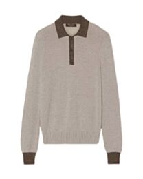 Loro Piana Women's Sheep Meadow Polo Shirt Apricot