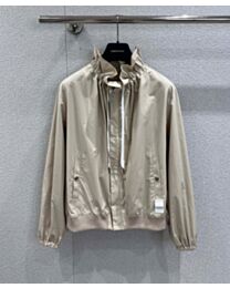 Louis Vuitton Ruffle Collar Bomber Jacket Cream