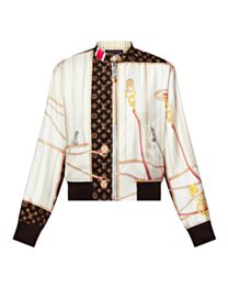 Louis Vuitton Women's Neverfull Reversible Bomber Jacket Cream