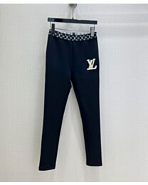 Louis Vuitton Women's Style Ribbon Leggings Black