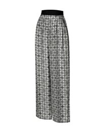 Louis Vuitton Women's Printed Wide-Leg Pants Green