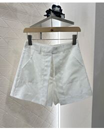 Louis Vuitton Women's Jacquard Printed Skirt White