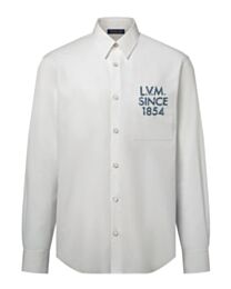 Louis Vuitton Women's Long Sleeved Signature Shirt White