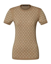 Louis Vuitton Women's Monogram Honeycomb Knit Top
