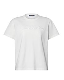 Louis Vuitton Women's Signature Embroidery T-Shirt White