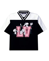 Louis Vuitton Women's Signature Varsity Cropped Top Black