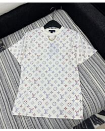 Louis Vuitton Women's Escale Printed T-Shirt White