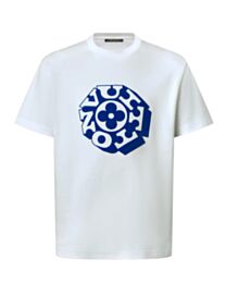 Louis Vuitton Women's Printed Logo T-Shirt White