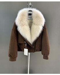 Max Mara Women's Faux Suede And Fur Jacket
