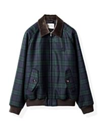 Miu Miu Women's Plaid Twill Belted Coat Green