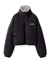 Miu Miu Women's Fleece Cropped Jacket