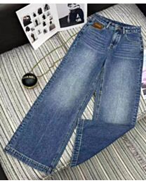 Miu Miu Women's Wide-Leg Pants Blue