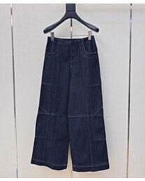 Miu Miu Women's Wide-Leg Jeans Black