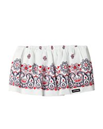 Miumiu Women's Slubbed Poplin Culottes Red