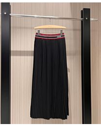 Miu Miu Women's Wool Gabardine Skinny Pencil Skirt Black