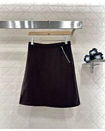 Miumiu Women's A-Line Skirt Dark Coffee