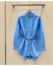 Miumiu Women's Poplin Dress Blue