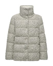 Moncler Women's Cochelle Women's Tweed Short Down Jacket Cream