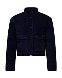 Moncler Women's Essarts Women's Knitted Corduroy Short Down Jacket