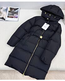 Moncler Women's Briant Hooded Long Down Jacket