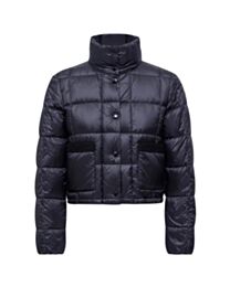 Moncler Women's Jarcieu Women's Braided Trim Cropped Down Jacket