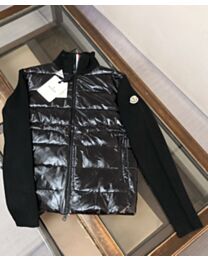 Moncle Men's Quilted Cotton Zip-Up Cardigan