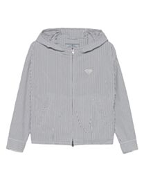Prada Women's Striped Jacket Black