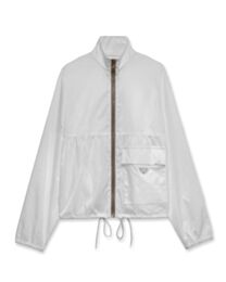 Prada Women's Re-Nylon Blouson Jacket Cream