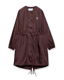 Prada Women's Re-Nylon Raincoat Coffee