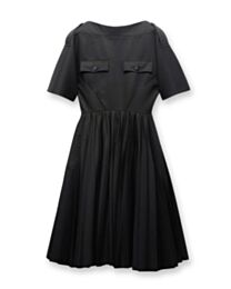 Prada Women's Gabardine Dress Black