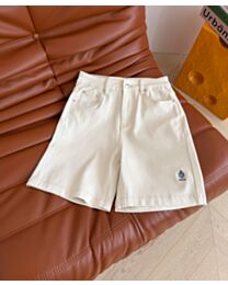 Prada Women's Denim Shorts Cream