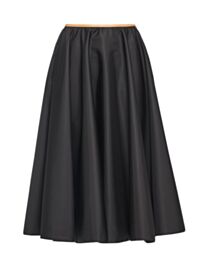 Prada Women's Full Re-Nylon Skirt Black