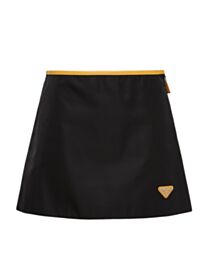 Prada Women's Re-Nylon Miniskirt Black