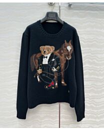 Ralph Lauren Women's Polo Bear Wool Sweater